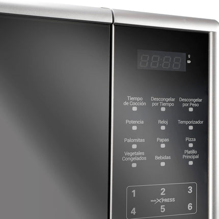 🍽️ Microondas X Wave MWD031E | 0.9 Pies³ | 900 W de Potencia | 10 Niveles | Panel Digital | Color Negro | Compacto y Elegante