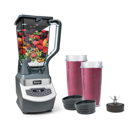Licuadora Profesional Ninja BL660 1100W con Vasos Nutri 2.15L Negra