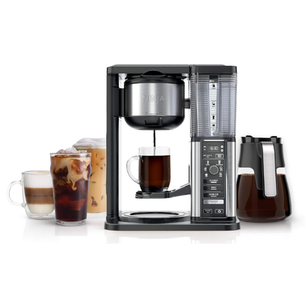 Cafetera de Especialidad Ninja CM401 10 Tazas con Jarra de Vidrio Negra