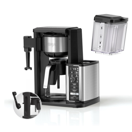 Cafetera de Especialidad Ninja CM401 10 Tazas con Jarra de Vidrio Negra