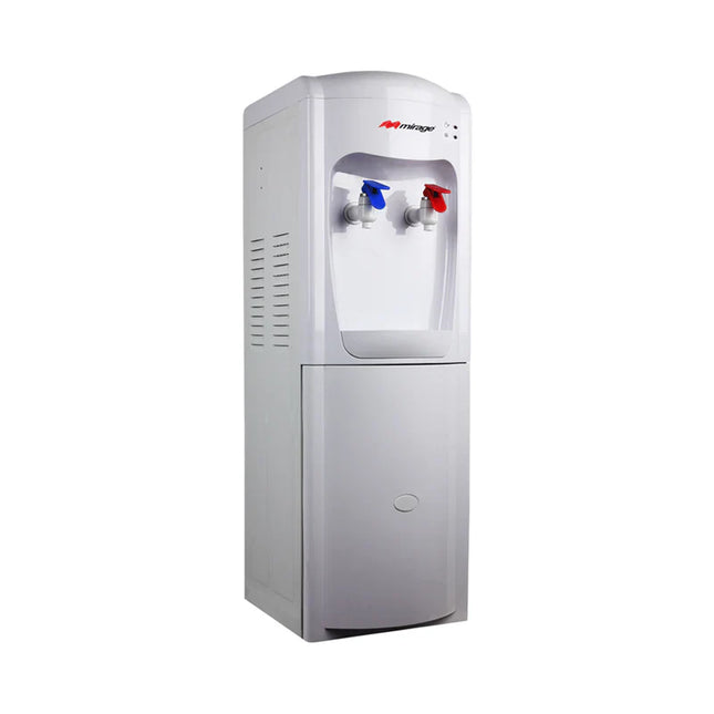 Dispensador de Agua Mirage DISX10 MDD10CB | 3 Temperaturas | Mesa con Garrafón Superior | Color Gris | Compacto 52 cm Alto