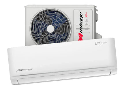Mini split, ON/OFF,  LIFE12 plus, Blanco, Solo Frío, 12000 BTU, 110 V, R410a, 12 SEER series