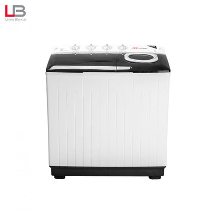 Lavadora Semiautomática Mirage LMS013M | 13 kg | Doble Tina | Bajo Consumo de Agua y Energía | Blanca con Tapa Transparente